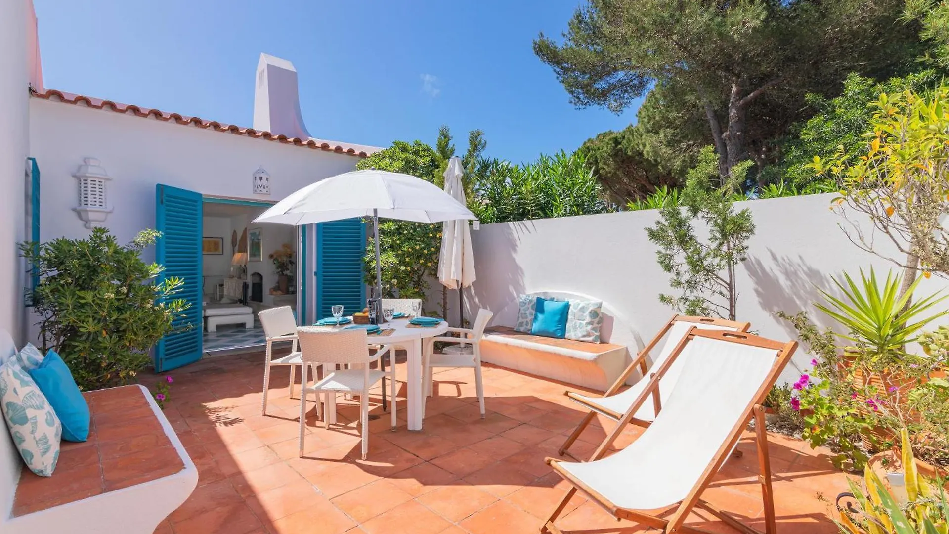 알보르 Casa Azul Prainha - Silhueta Citadina 빌라
